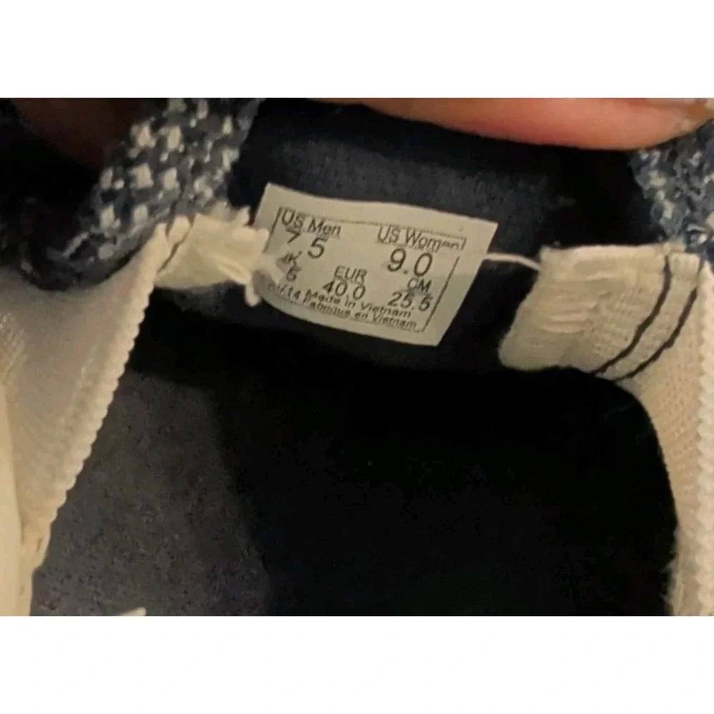 Unisex VANS DENIM CHECKERBOARD SLIP-ON Navy Blue (VN0A2Z41NVY) Size M 7.5 W 9